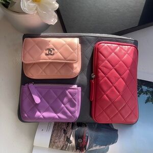 Chanel Quilted Multi-Color Clutch Bag